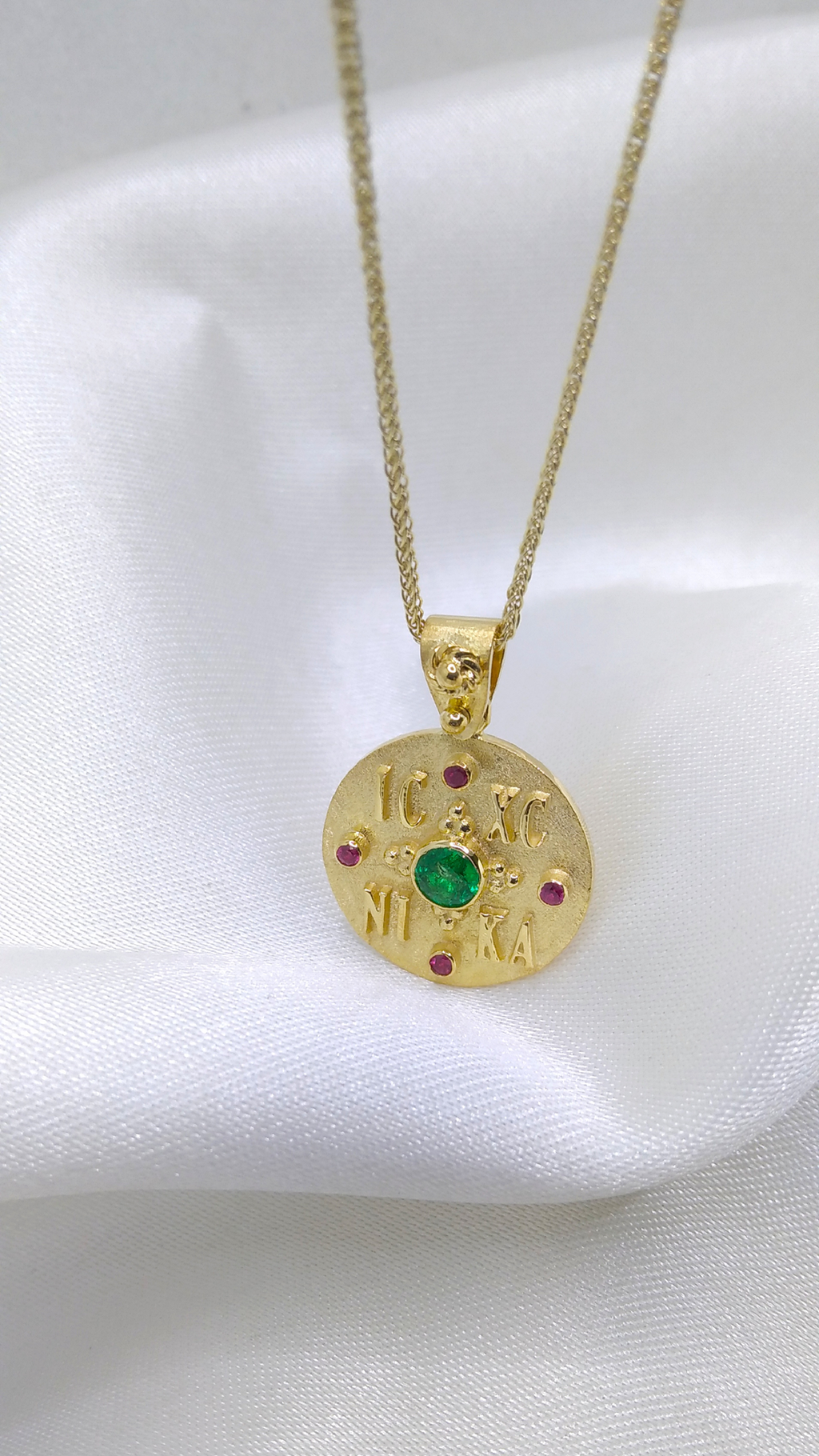 Byzantine Necklace - ICXC NIKA -