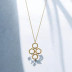 Honeycomb Cluster Pendant