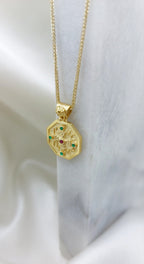 14k Constantine Neckalce - ICXC NIKA -