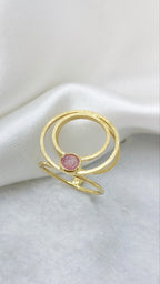 Double Circle Gold Ring