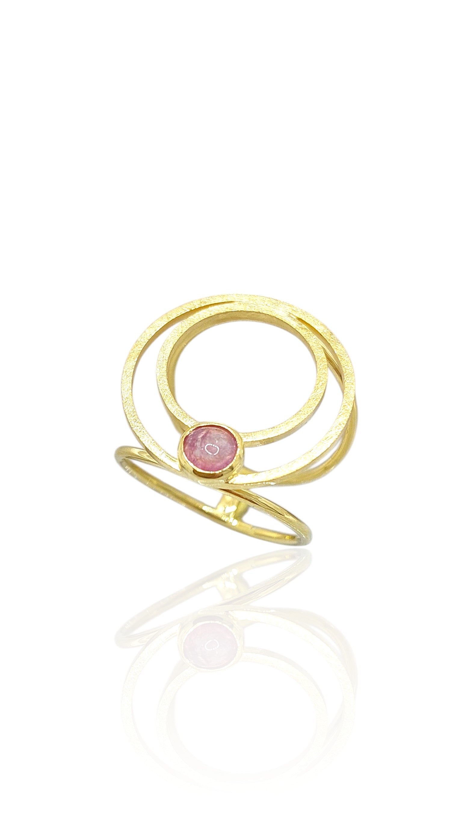 Double Circle Gold Ring
