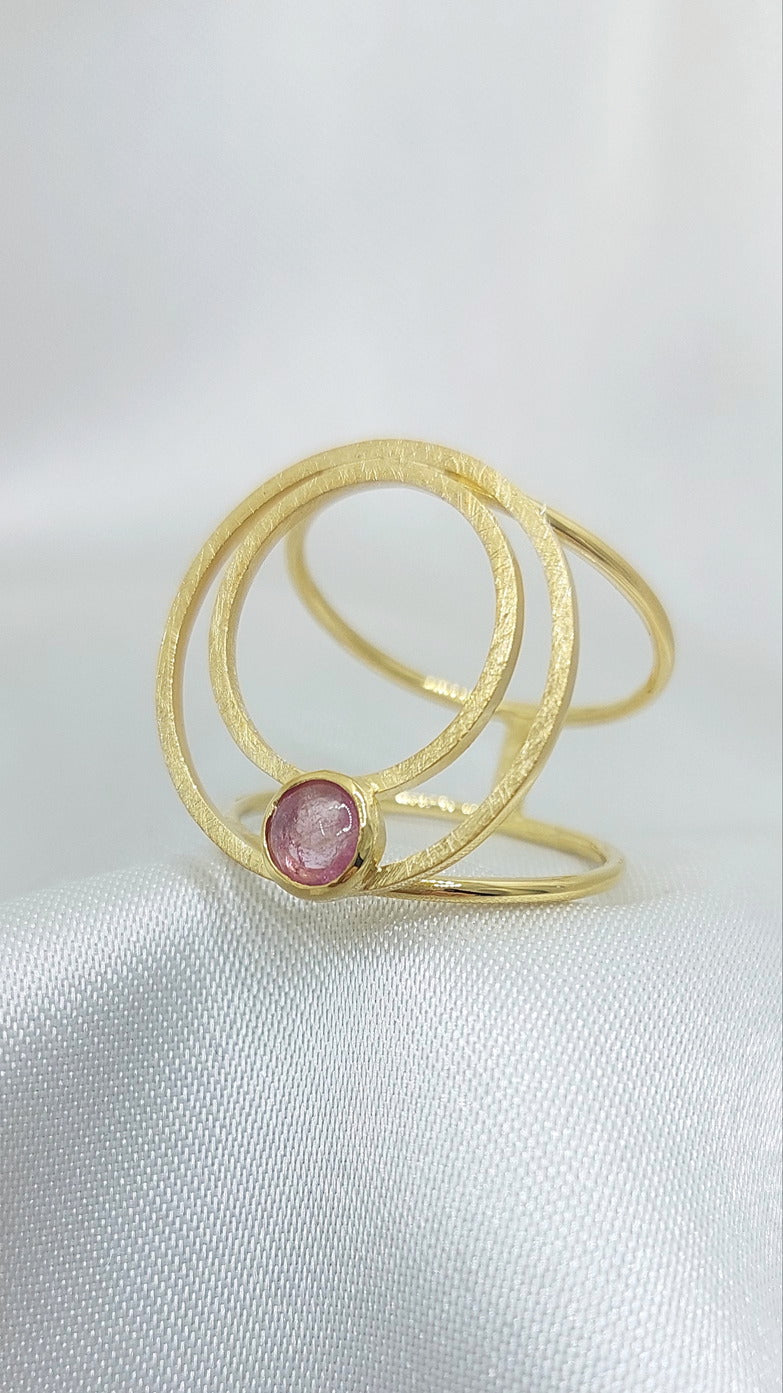 Double Circle Gold Ring