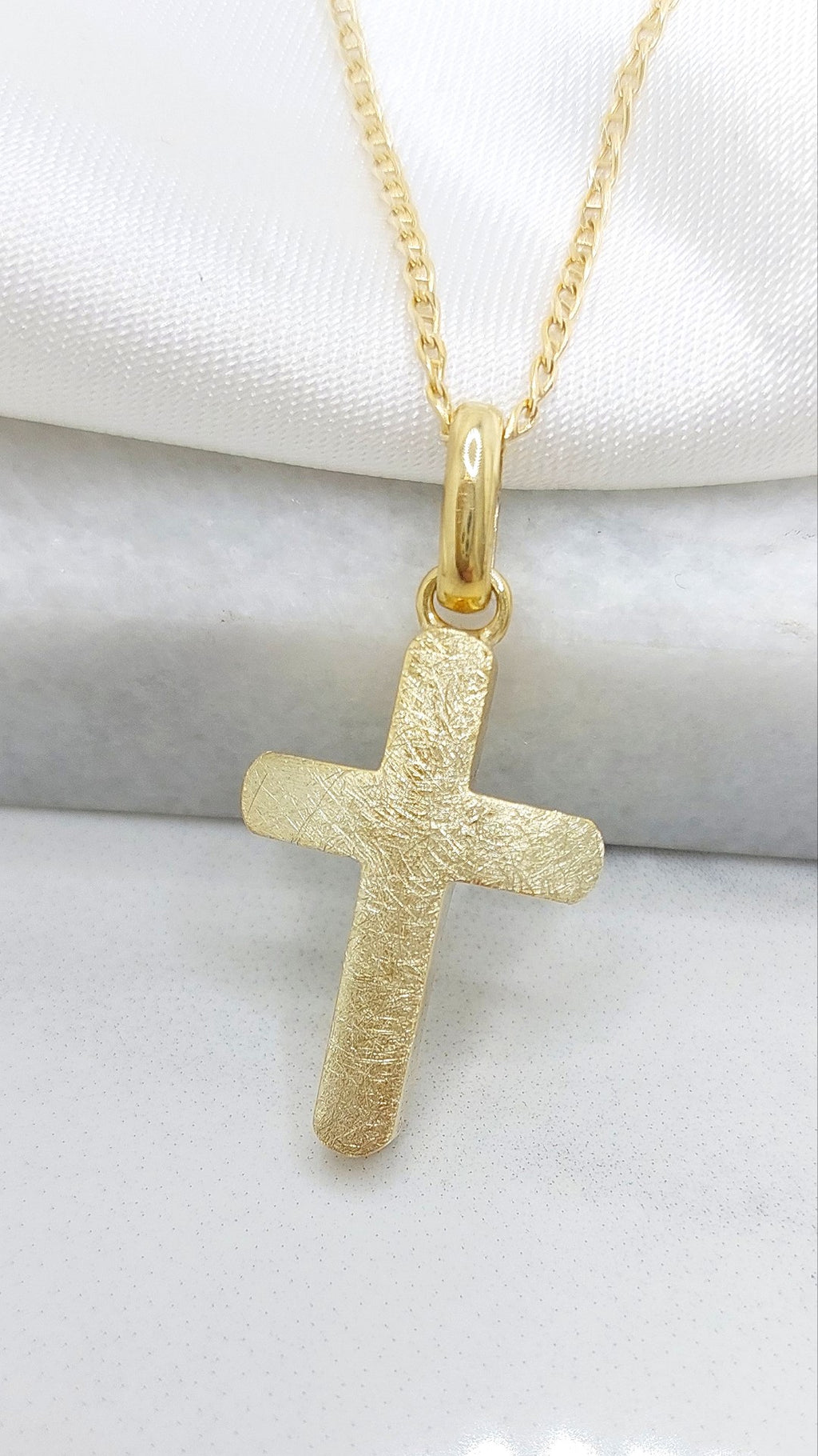 Mens Gold Cross
