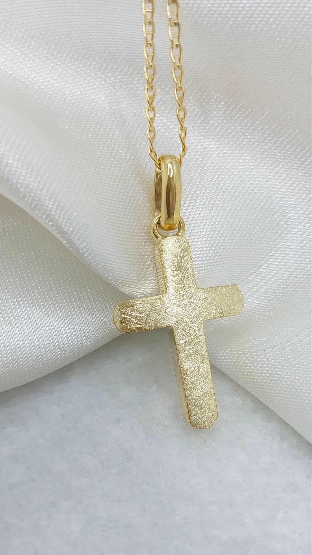 Mens Gold Cross