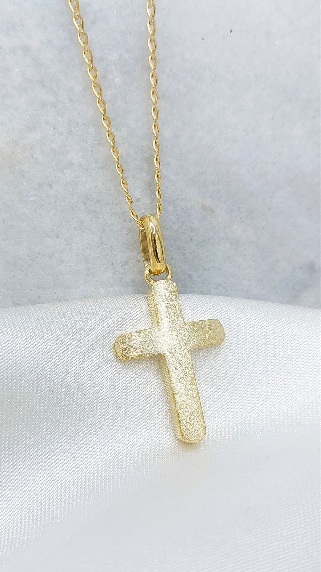 Mens Gold Cross