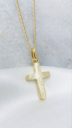 Mens Gold Cross
