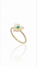 Minimal Gold Flower