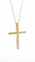 14k Diamonds Gold Cross