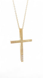 14k Diamonds Gold Cross