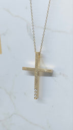 14k Diamonds Gold Cross