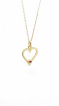 Minimal Heart Gold Necklace