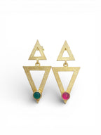 Triangle Drop Earrings