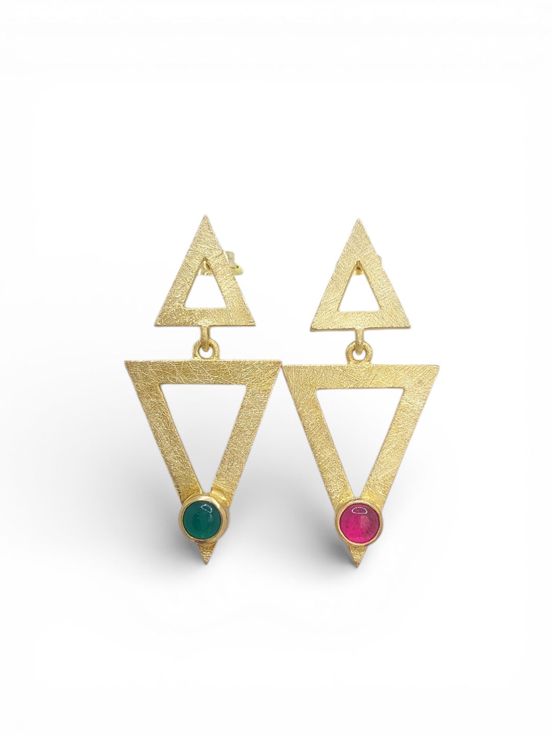 Triangle Drop Earrings