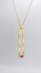 Long Frame Pendant