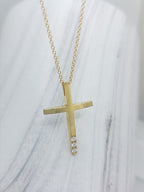 Minimal Solid Gold Cross