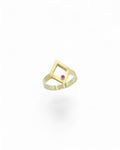 Rhombus Ring 14k