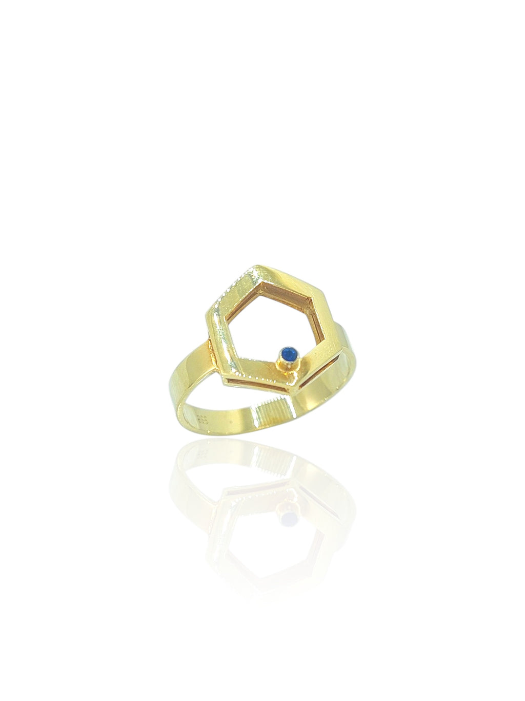 Golden Cell Ring