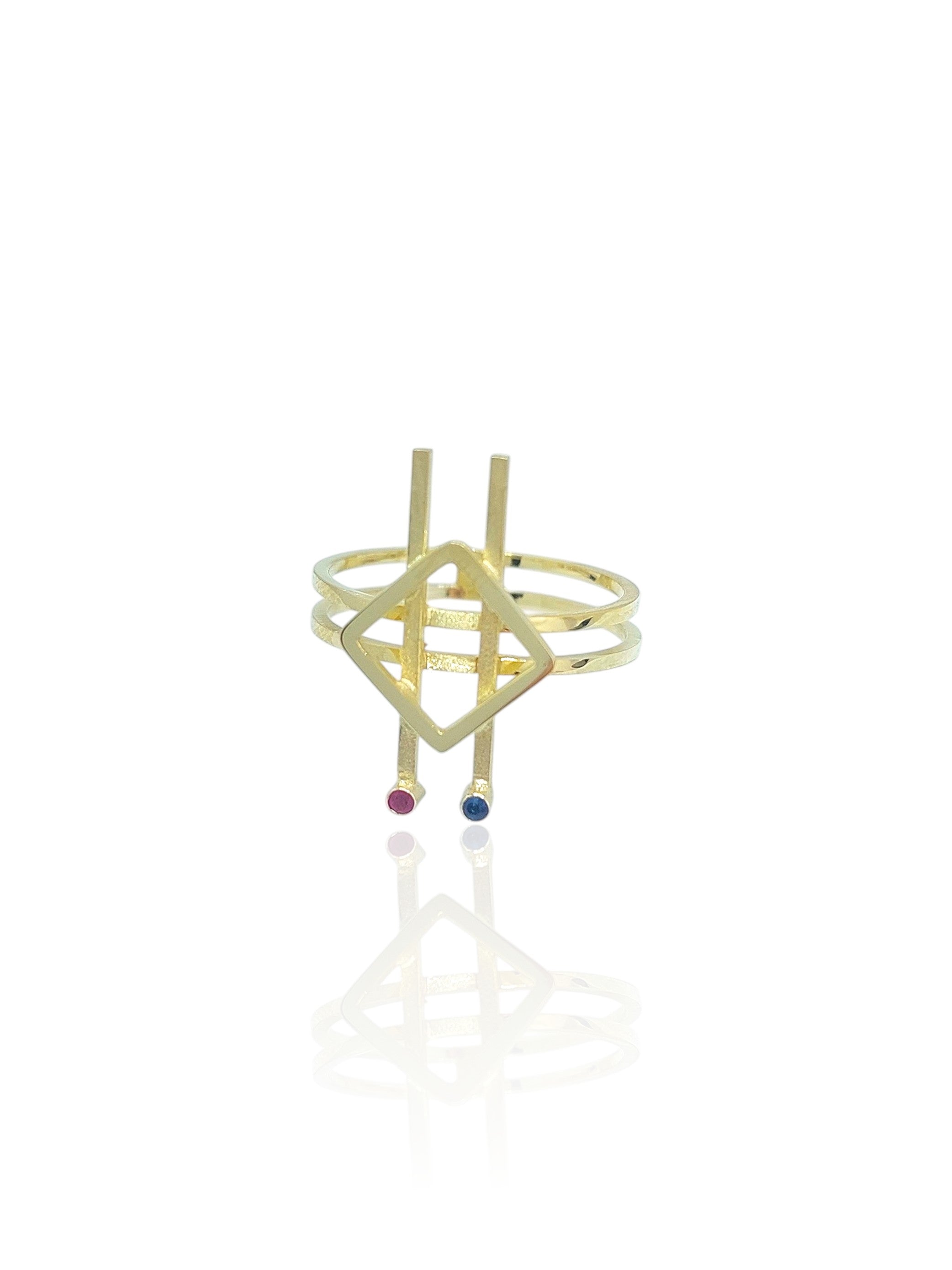 14k Gold Linear Necklace