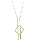 14k Gold Linear Necklace