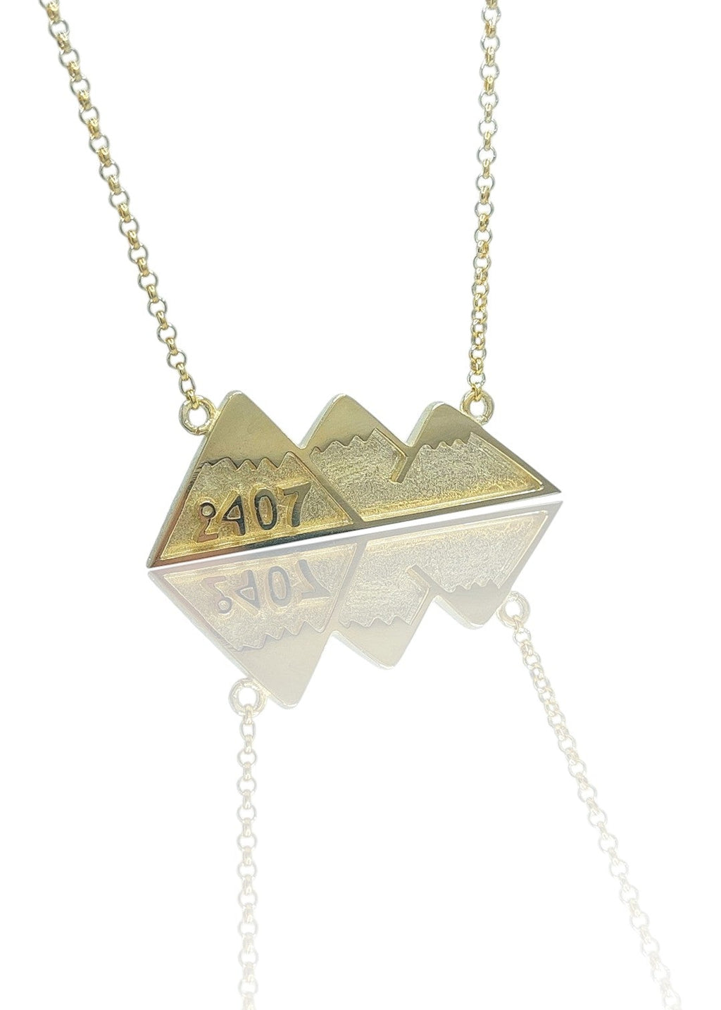 "Taygetos 2407" Necklace / Silver Gold-plated