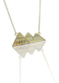 "Taygetos 2407" Necklace / Silver Gold-plated