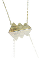 "Taygetos 2407" Necklace / Silver Gold-plated