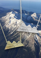"Taygetos 2407" Necklace / Silver Gold-plated
