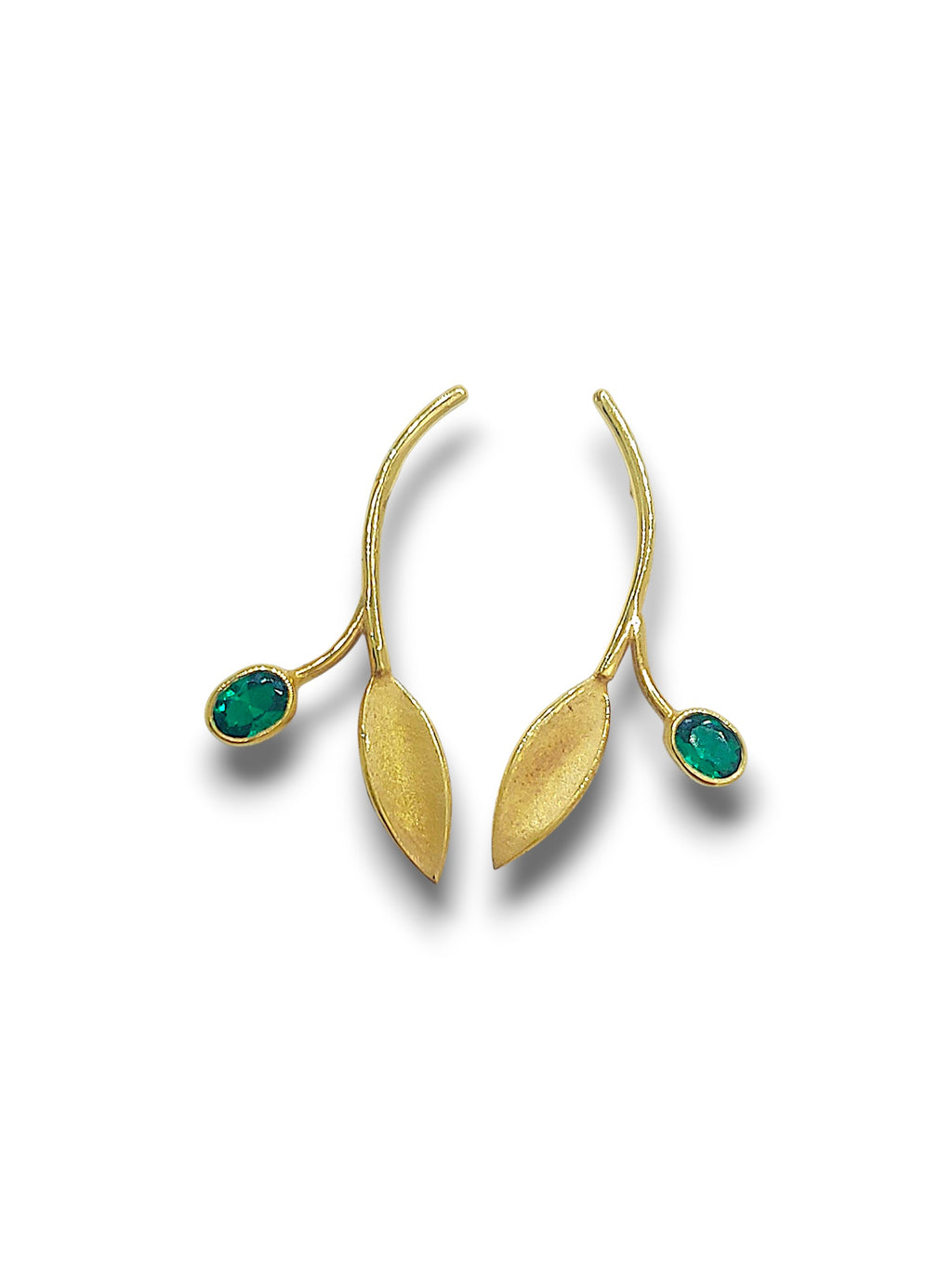 14k Olive Leaf