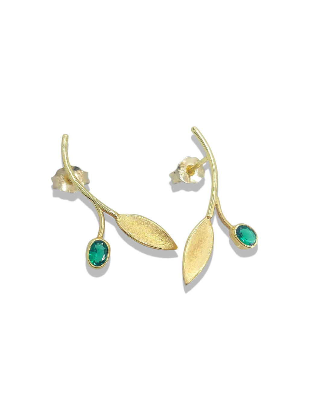 14k Olive Leaf