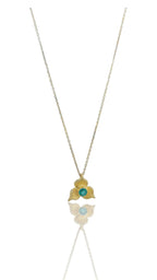 Emerald Flower Necklace