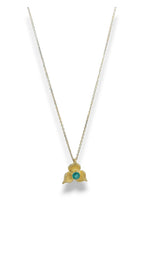 Emerald Flower Necklace