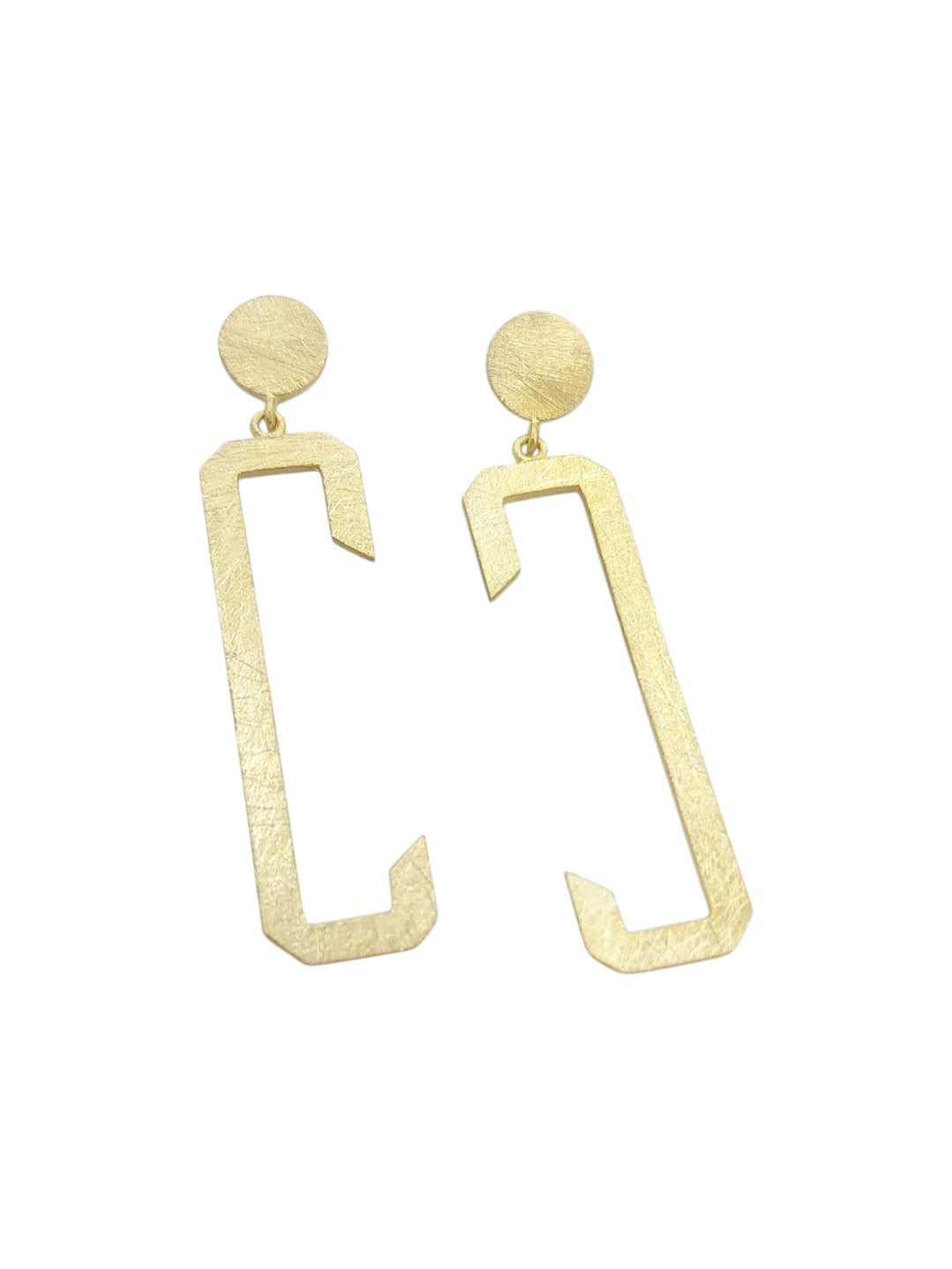Silver Drop Rectangle
