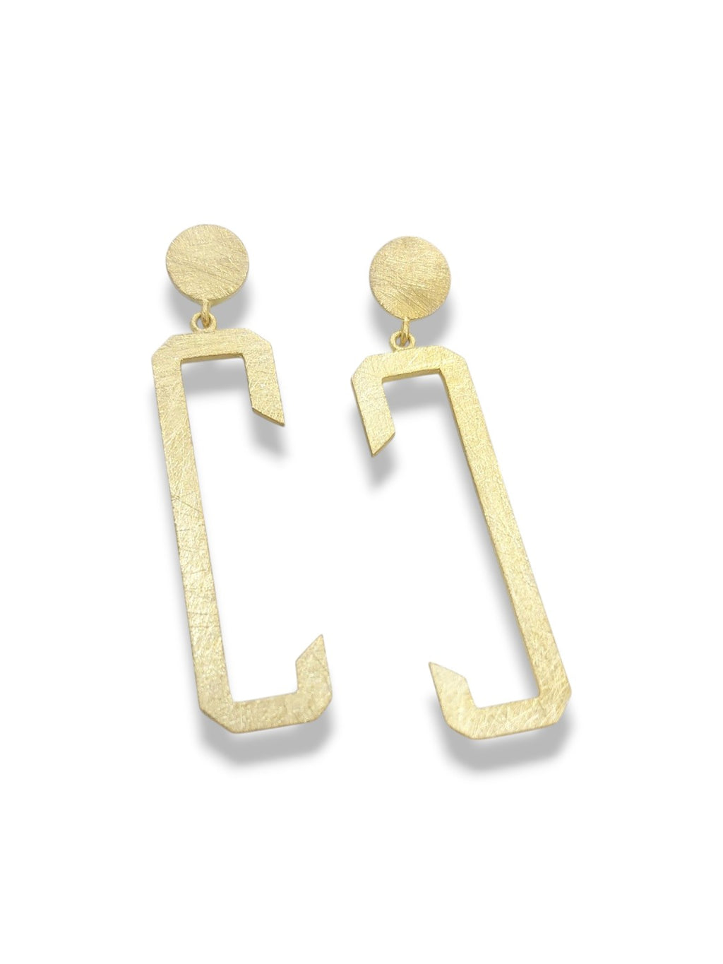Silver Drop Rectangle