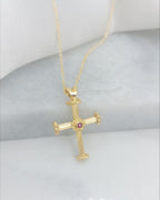 Gold Cross with Rudy