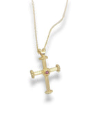 Gold Cross with Rudy