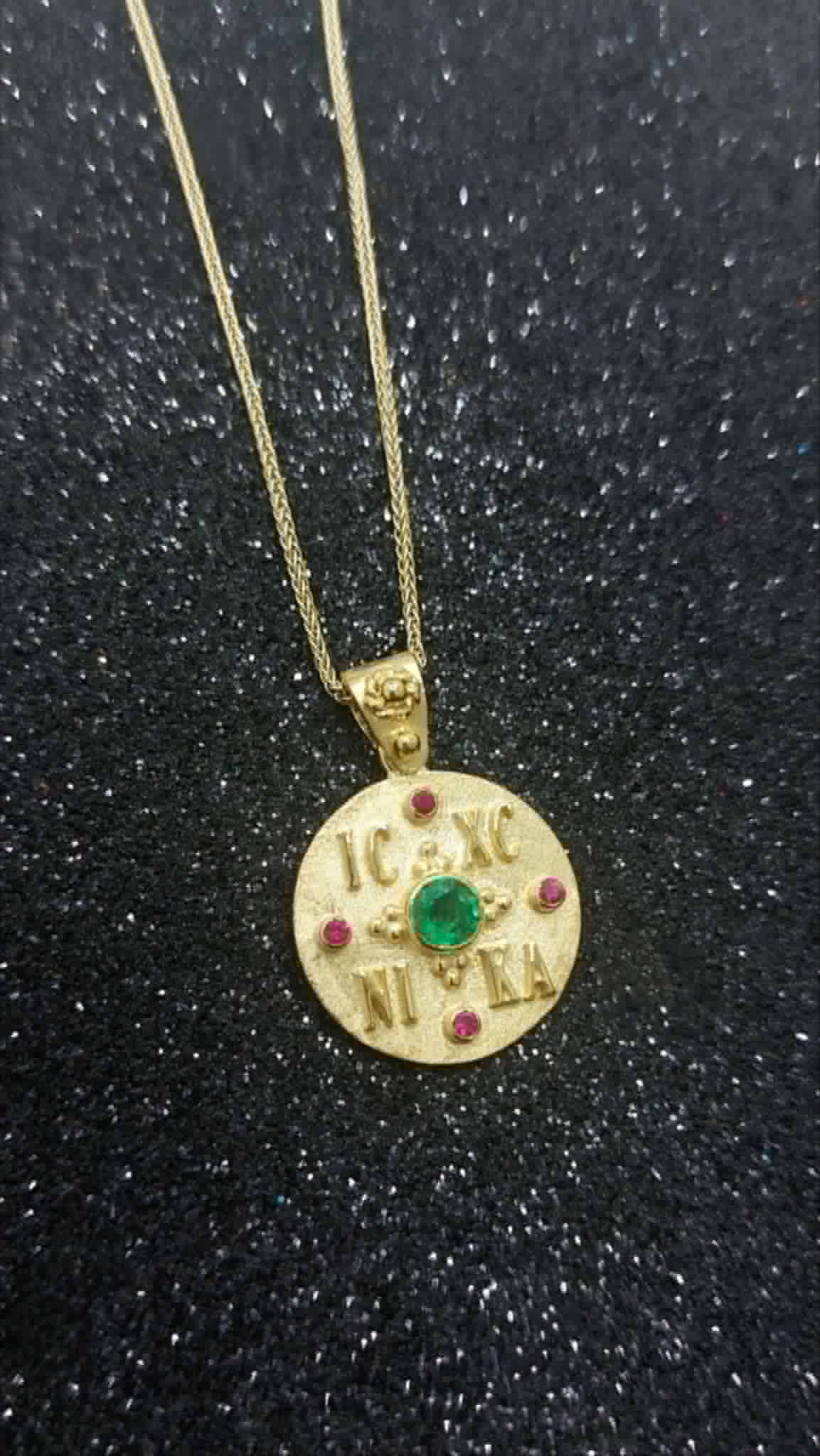 Byzantine Necklace - ICXC NIKA -