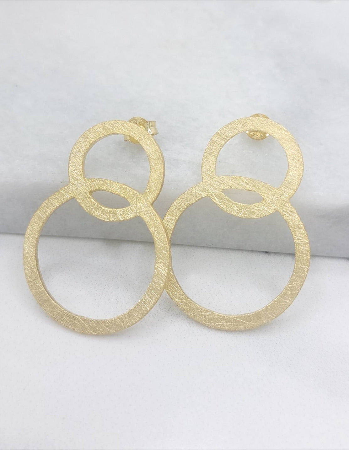 Double circle Earrings