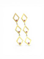 14k Earrings with Rudies