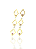 14k Earrings with Rudies